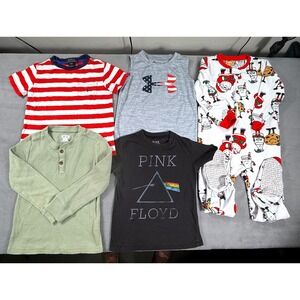 Toddler Boys Clothing Lot Shirts Sleeper Polo Ralph Lauren Pink Floyd Size 4T